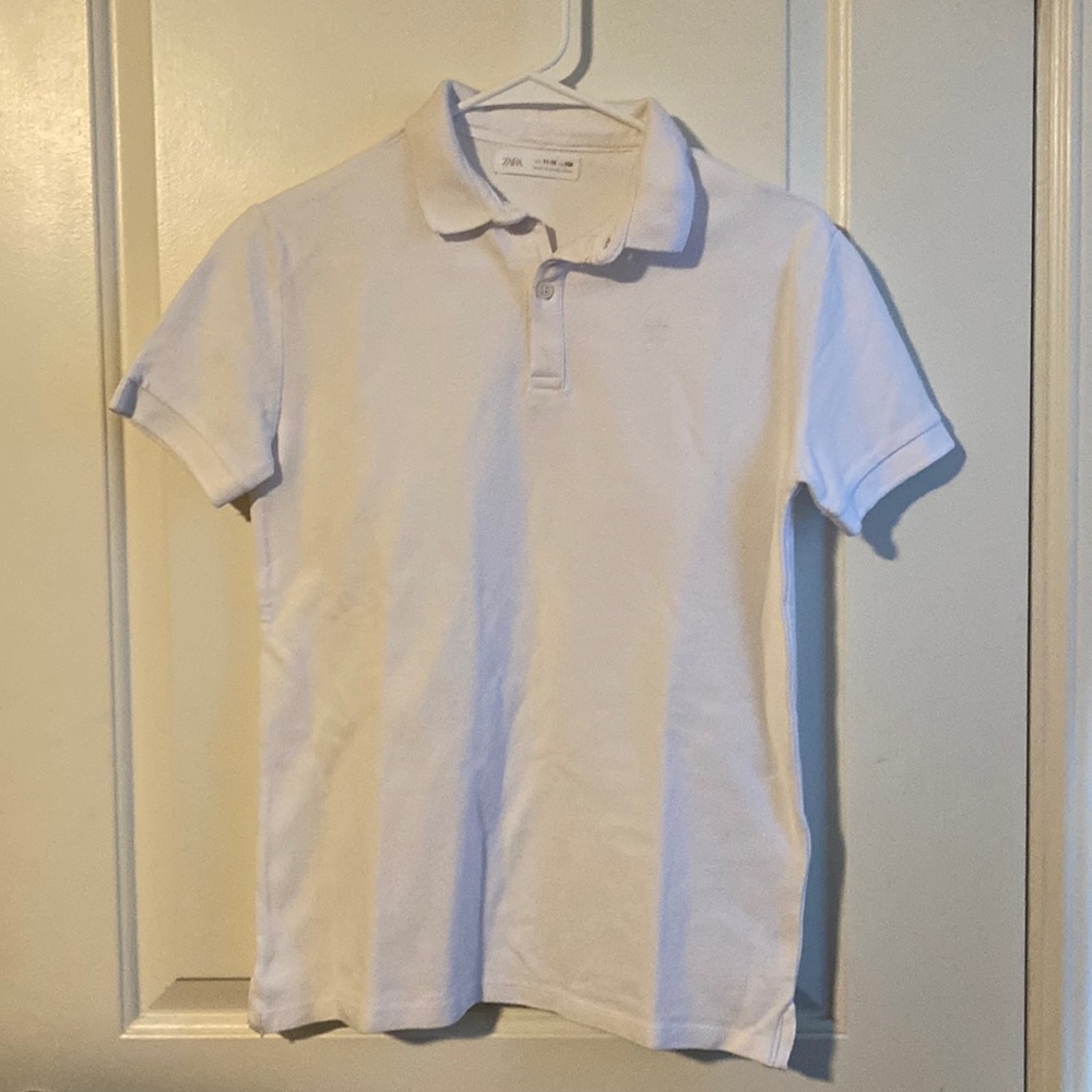 Zara white polo